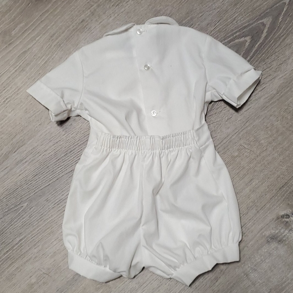 Vintage Bundle baby boys white set size 6-9 month - Picture 3 of 10